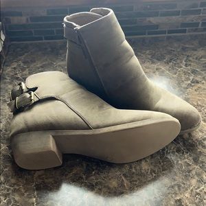 Twisted Ankle Booties